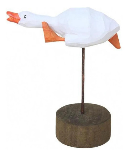 Ave Aquática Entalhado Adorável Ave Aquática Pintado 3d !