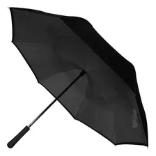 Guarda-chuva Invertido Dupla Camada - Abre Ao Contrário Cor Preto