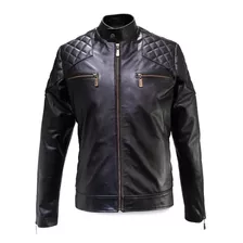 Campera De Cuero Vacuno Beckham Moto - Fábrica Koux