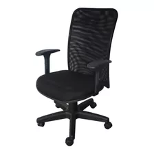 Cadeira De Escritório Ecoflex Ec-4882-c Ergonômica Preta Co