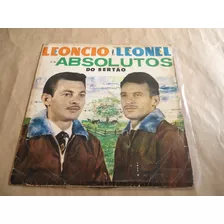 Lp Vinil Os Absolutos Do Sertão Leoncio E Leonel Sertanejo