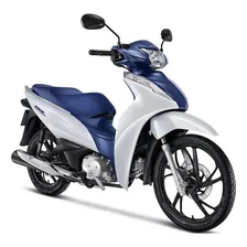 Moto Honda Biz 125 Azul 2024 2024 0km Com Garantia