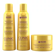 Richée Clinic Repair System Kit Tratamento (3 Produtos)