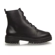 Bota Feminina Solado Tratorada Napa Floater Preto