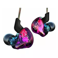 Audifonos Kz Zst Pro, Potente Sonido, Cable Resistente Color Multicolor