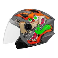 Capacete New Liberty Three Coyote Cinza Fosco 60