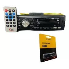 Som Automotivo Rádio Bluetooth Mp3 Usb Micro Sd P2 + Brinde