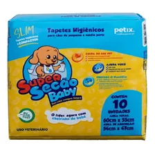 Tapete Higinico Super Secão Baby Slim 10un -filhote Novidade