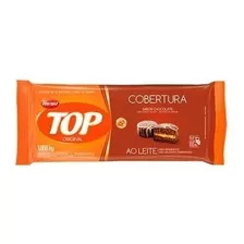 Cobertura Top Sabor Chocolate Ao Leite 1,010kg Barra Harald