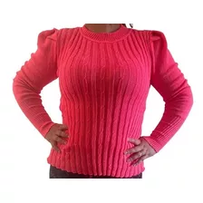  Blusa Tricot Feminina Manga Princesa Moda Evangélica Frio. 