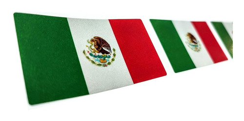 Calcomanas Reflejantes Bandera De Mxico Para Casco Moto Foto 4