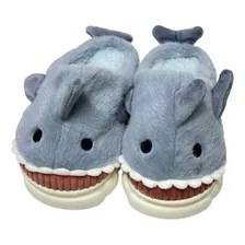 Pantufa Tubarão Baby Shark 3d Emborrachado Antiderrapante