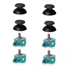 4 Análogo Joystick + 4 Capuchas Tapas Para Control Ps4