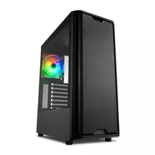 Gabinete Gamer Atx Sharkoon Sk3 Rgb Vidrio Templado Malla Color Negro