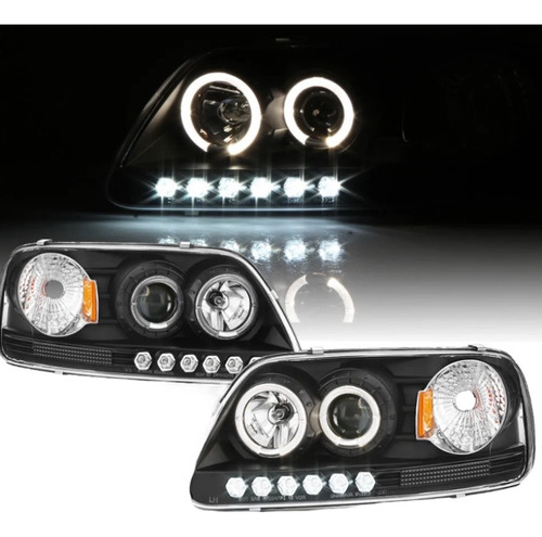 Ford F150 97-02 Expedition Led Proyector Faros Delanteros Foto 2