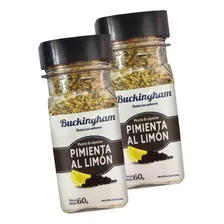 Pimienta Al Limon Mezcla Especias Por 60g Buckingham Pack X2