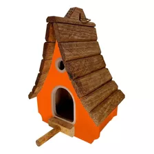 Casa Para Pájaros Hecha De Madera, Artesanal Granjita