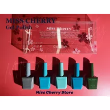 Gama Miss Cherry 5pz Gel Semi Uv/led 12ml Gama A Elegir