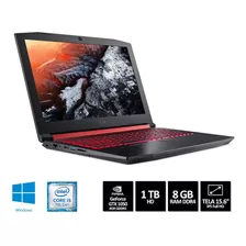 Notebook Gamer Acer 15,6''an515-51-50u2 I5-7 8gb 1tb Gtx1050