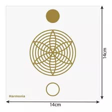 Placa Harmonia - Radiestesia Radiônica 14x14 (cm)