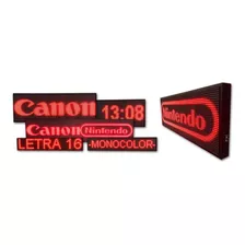 Cartel Letrero Usb Full Led Programable 67x19cm (vte. López)