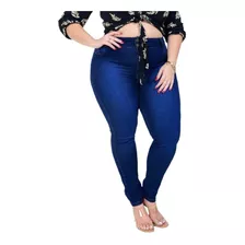 Calca Feminina Plus Size Jeans Com Elastano 