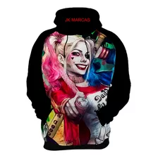 Blusa Frio Moletom Casaco Arlequina Coringa Palhaço Filme 08