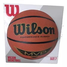 Basketball, #7 Wilson Mvp295 Color Naranja