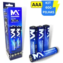 Kit 600 Pilhas Aa Ou Aaa 1,5v Normal E Palito Para Brinquedo