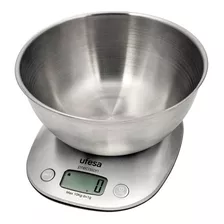 Balanza Cocina Acero Inoxidable Con Bowl Ufesa 10kg Bc1700