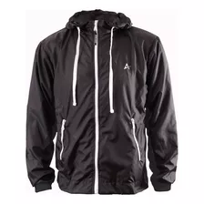 Campera Rompeviento Forrada Invierno Impermeable Running Fit