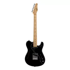 Guitarra Elétrica Tagima Brasil T-920 Semi Hollow De Cedro Black Com Diapasão De Madeira De Marfim