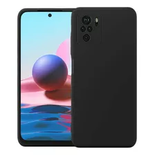 Carcasa Silicona Antihuellas Para Xiaomi Redmi Note 10s 4g