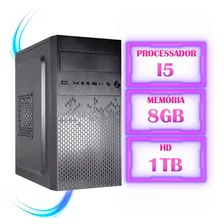 Pc Cpu I5 Memória Ram 8gb Hd 1 Tera Placa Rede 1000