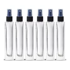 11 Vidros Para Perfume 50ml C/ Válvula Spray Preta