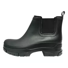 Bota De Lluvia Goma Mujer Moda Impermeables Plataforma