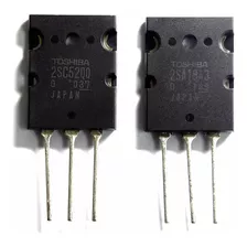 12x Par Transistor 2sc5200/2sa1943 Original Toshiba + Micas