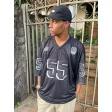 Camiseta Xxl Jersey 55 Preta