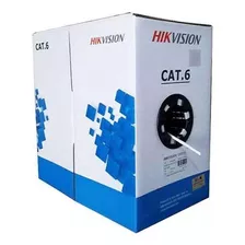  Cable Utp Cat 6 Hikvision 100% Cobre Caja 305 Mtr Interior