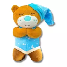 Urso De Pelúcia Que Ora O Pai Nosso Azul Pronta Entrega