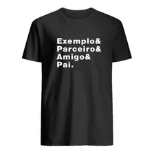 Camiseta Camisa Pai Presente Pai - Papai Parceiro