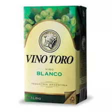 Pack X 36 Unid. Vino Tetra Blanco 1 Lt Toro Vinos Pro