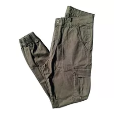 Pantalon Cargo Con Puño