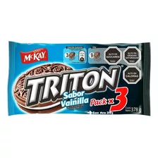 Galleta Sandwich Triton® Vainilla Multipack 3x126g