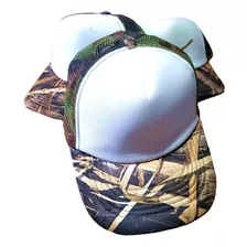 Gorra Trucker Camuflada Sublimable Calidad Premium X 10u.