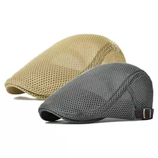 Paquete De 2 Gorras De Malla Para Hombre, Transpirables, De 