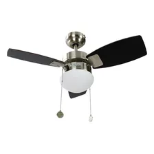 Ventilador De Techo Abelli Niquel Artfan V9265-1 30pul