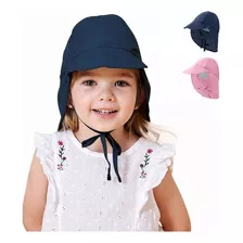 Gorro Sol Playa Plegable Bebe Niño Niña Proteccion Solar Uv