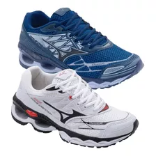 Kit 2 Pares Tenis Wave Creation Promo Masculino Confortável