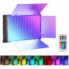 Painel Iluminador Led-u600+ Rgb Bi-color 40w E Fonte Bivolt